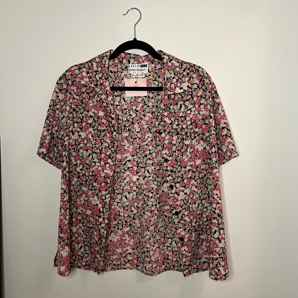 Vintage Floral Buttondown